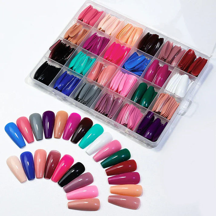 576 Acrylic Nails with Box