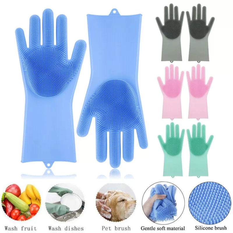 Silicone Washing Gloves