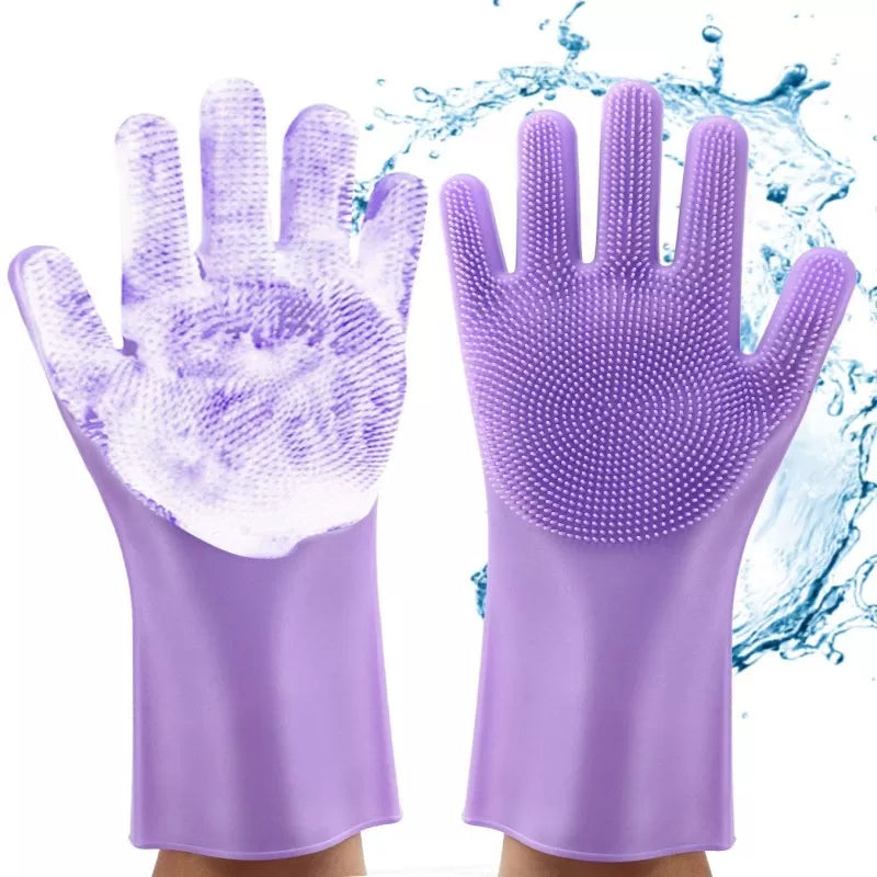 Silicone Washing Gloves